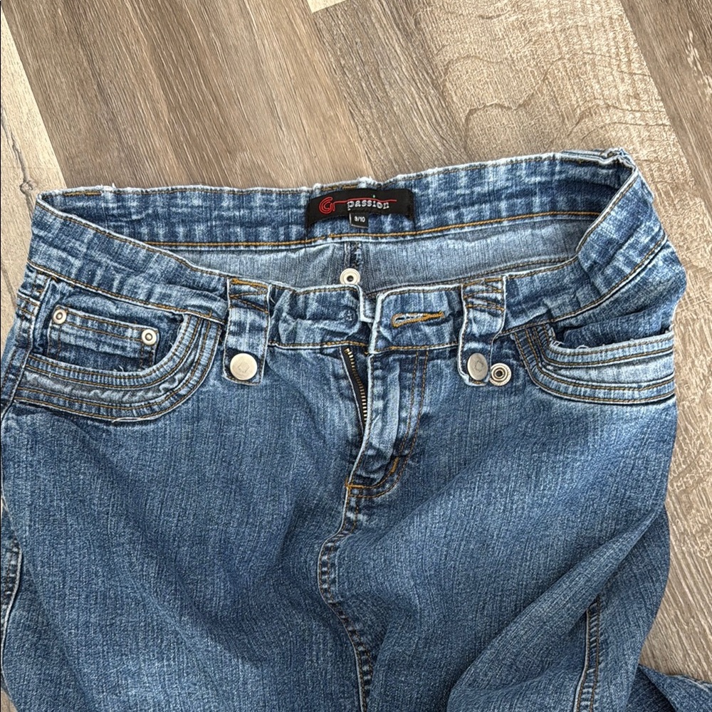 Y2K Gpassion Blue denim maxi skirt